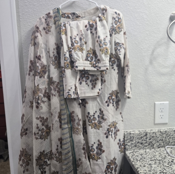 3 piece indian kurta set salwar kameez - Picture 3 of 6